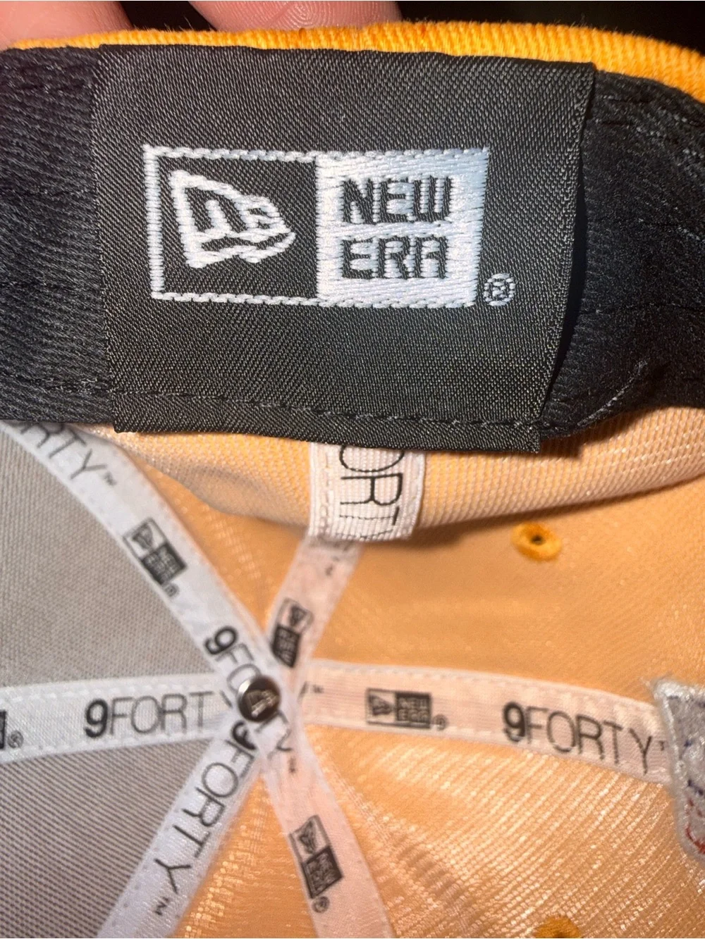 New Era NY Yankees Orange 9FORTY Adjustable Hat